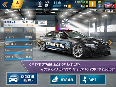 سيارات الشرطة في Carx Highway Racing