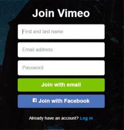 viemo-sign-up-screenshot
